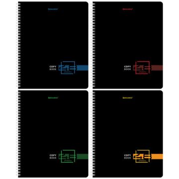 Тетрадь 48л А5 клетка гребень Dark BRAUBERG 4/96