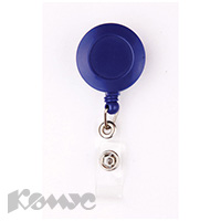 Держатель-рулетка  для бейджей 75см синий Attache 1/48