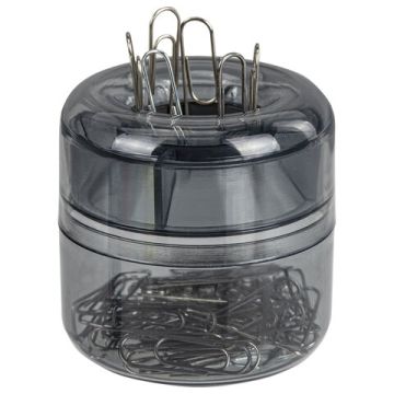 Скрепочница магнитная прозрачный корпус Basic STAFF 1/70