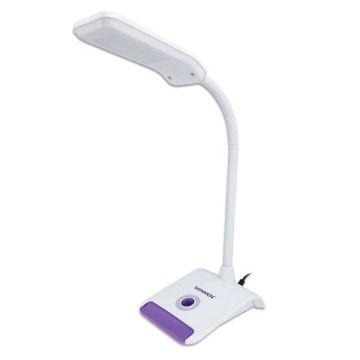 Светильник настольный SONNEN OU-147 подставка светодиод бел/фиолет 1/16 