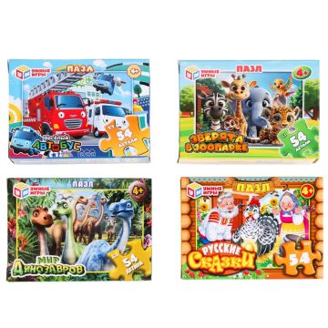 Пазл детский 54 элемента Микс №15 1/32