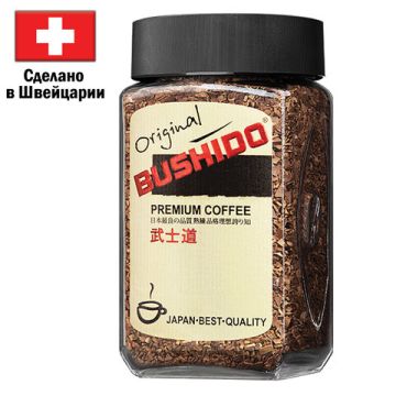 Продукты, Кофе BUSHIDO сублимированный 100г стекл банка 1/9