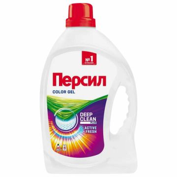 Средство жидкое 2,6л ПЕРСИЛ для стирки цветного белья белья 1/4