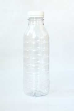 ПЭТ бутылка 0,5л горло 38мм с крышкой прозрачная 100/100