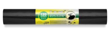 Мешок для мусора 120л рулон ПВД (70х110)-30 черный ПРАКТИЧНЫЕ (лаванда) Z-сл 43г Ромашка (10шт) 1/20