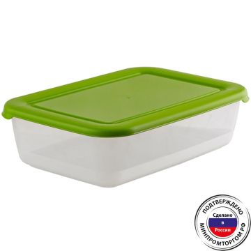 Контейнер прямоугольный 4,0л Лайт 1/10