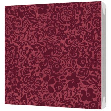 Салфетки (33х33) 3-сл Сатин Бордо (20) 1/15