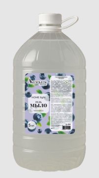 Мыло жидкое 5л ПЭТ Черника HOME light Hermes Industry 1/1