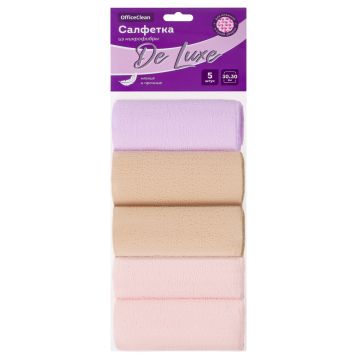 Салфетка микрофибра (30х30) 5шт универсальная OfficeClean 1/24