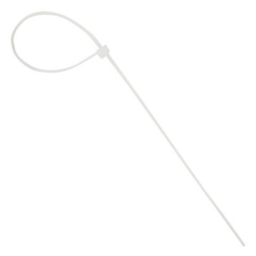Хомуты (стяжки), нейлоновые, 4 мм х 250 мм, комплект 100 шт., PROCONNECT, белые 1/10/100 
