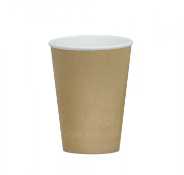 Стакан бумажный для горячего 350мл d-90мм 1сл крафт 50/800
