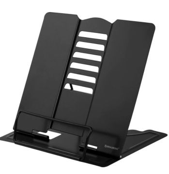 Подставка для книг и учебников металлическая большая BRAUBERG Black 1/24 