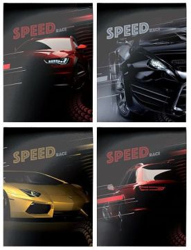 Блокнот 40л А6 108х145мм клетка гребень Полуночная гонка Schoolformat 1/4/100