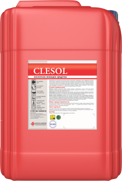 Средство жидкое антижир высокощелочное 30кг CLESOL STD беспенное Италмас  1/1 