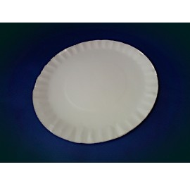 Тарелка картон d-180 белая Aviora 50/1000