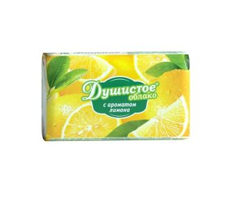 Мыло туалетное 90гр в обертке Душистое облако Лимон 1/63