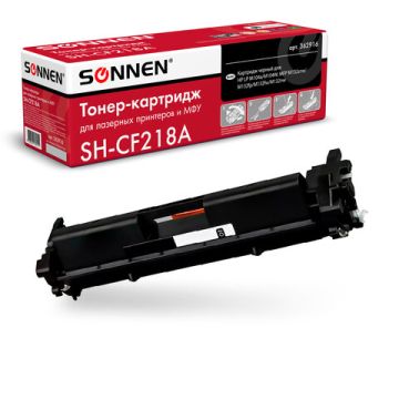 Картридж лазерный SONNEN (SH-CF218A) для HP LaserJet M132/M104 ресурс 1400 стр