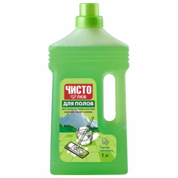 Средство жидкое 1л для мытья пола ЧИСТОЛЮБ Горная свежесть 1/6