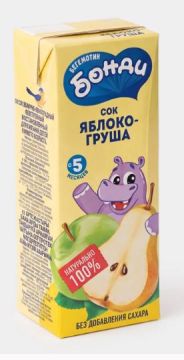 Продукты Сок Яблоко-Груша 0,2л БОНДИ 1/27