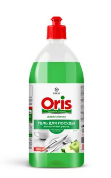 Средство жидкое для мытья посуды 1л ORIS Зеленое яблоко  Грасс GRASS 1/6