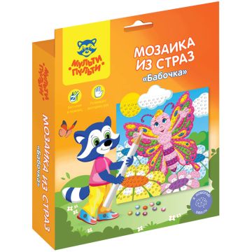 Мозаика из страз Бабочка Мульти-Пульти 1/96