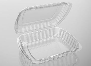 Ланч-бокс ПП 1-сек (209х238х62) прозрачный РК-241 Комус 100/100