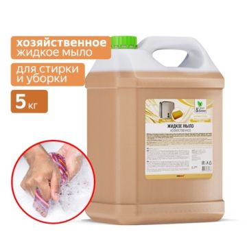 Мыло хозяйственное жидкое 5л канистра Soapy Clean&Green 1/2