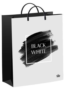 Пакет пластиковый (30х40+10)-140 Черно-белая история 1/40