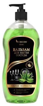 Средство жидкое для мытья посуды 950мл HIBERG Алоэ Вера1/8