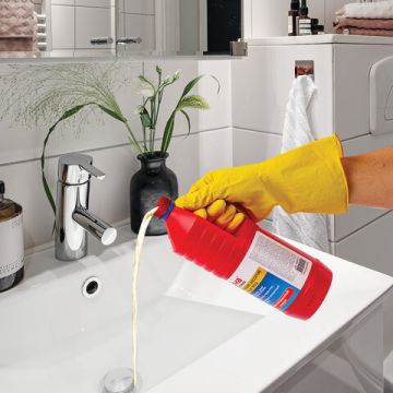 Средство жидкое 1л для прочистки канализационных труб Трубочист LAIMA 1/12 (Клиент)