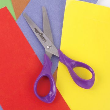 Ножницы 130мм метал европодвес Котик Мяу Юнландия  1/24