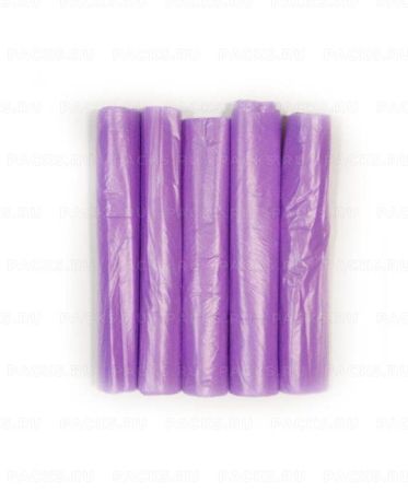 Пакет фасовочный рул (28х40)-8 фиолетовый (5рул) МП 1/20