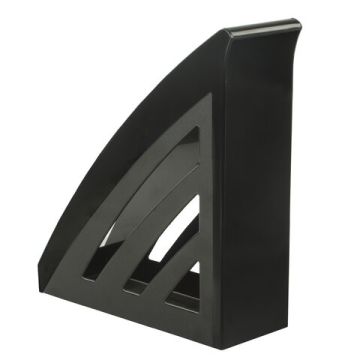 Лоток вертикальный для бумаг 245х90х285мм черный Office style Brauberg 1/10 (Клиент)