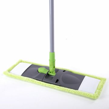 Швабра с флаундером 40см черенок 110см еврорезьба насадка МОП микрофибра ЛЮБАША 1/8 (клиент)