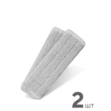 Насадка МОП плоская 33х12,5см ЛАЙМА карманы, микрофибра, 2шт 1/3/36 (Клиент)