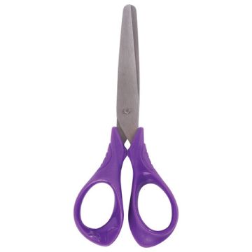 Ножницы 130мм метал европодвес Котик Мяу Юнландия  1/24