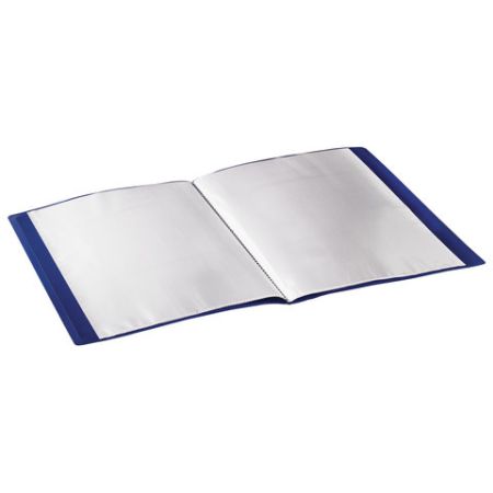 Папка  40 вклад. STAFF, синяя, 0,5мм, 225700