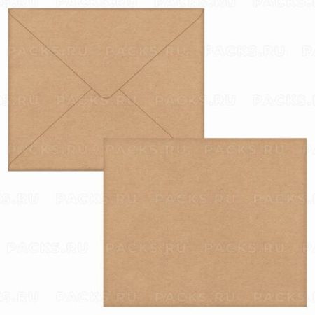Конверты С3 330х410мм 90г/м2 крафт без клея 50/300