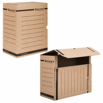 Короб архивный с клапаном А4 (260х325мм) 150мм до 1400л BRAUBERG 1/50 (клиент)