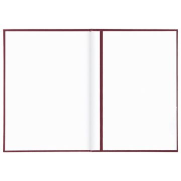 Папка адресная На подпись А4 бумвинил бордовая 1/25 (Клиент)