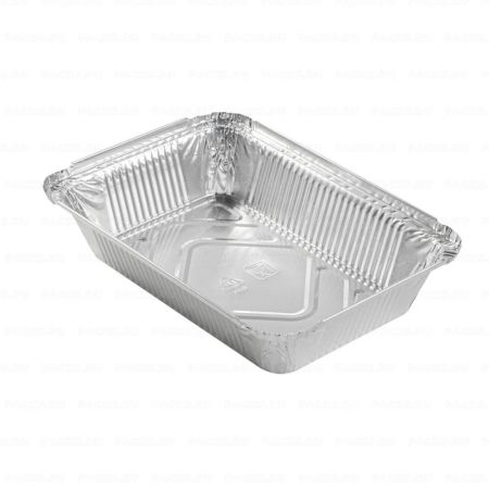 Касалетка алюминиевая 210х148х38/170х104мм 780мл L-край (крышка 437623) 50/600