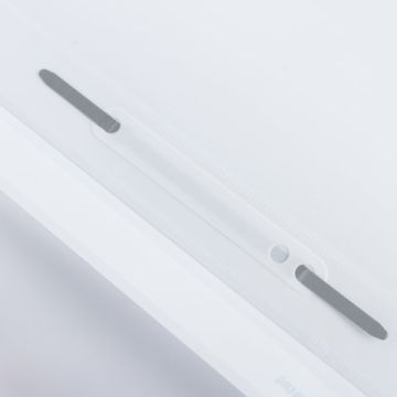 Папка скоросшиватель с прозр верхн лист BRAUBERG, А4, 140/180 мкм, перфор.,белый 1/10/400