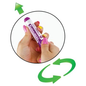 Клей-карандаш 09г Хамелеон красный BRAUBERG 1/30 (Клиент)