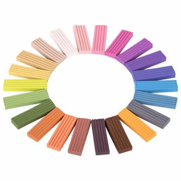 Пластилин 22цв 330г со стеком пастел цвета BRAUBERG KIDS 1/10