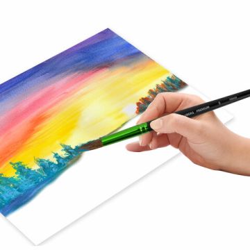 Кисть пони круглая №9 BRAUBERG PREMIUM 1/15/600 (клиент)