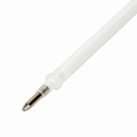 Стержень гелевый BRAUBERG White, 130мм, БЕЛЫЙ, евронаконечник, узел 1мм, линия 0,5мм, 170378