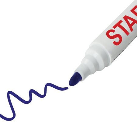 Маркер для доски синий 5мм круглый наконечник Manager STAFF 1/12