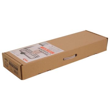 Вешалка 6 крючков настенная с полкой, черная ВСП7 1/1 (Клиент)