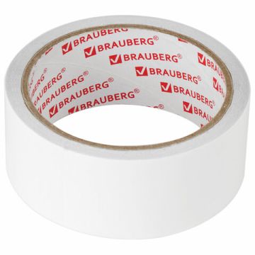 Клейкая лента 2-стор ПП 38ммх8м 90мкм прочная BRAUBERG 1/36 (Клиент)