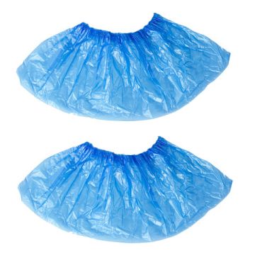 Чехол для обуви бахилы ЛАЙМА ПРОЧНЫЕ (50пар) 39х15 36 мкм 4,5гр ПНД 1/30 (Клиент)